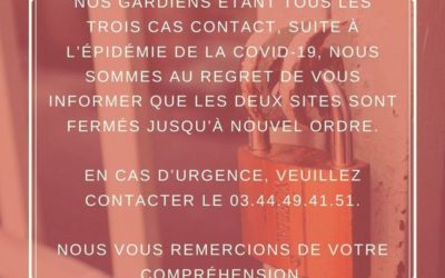 Fermeture exceptionnelle de la déchèterie et du point propre