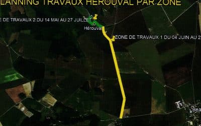 TRAVAUX ROUTE D’HÉROUVAL