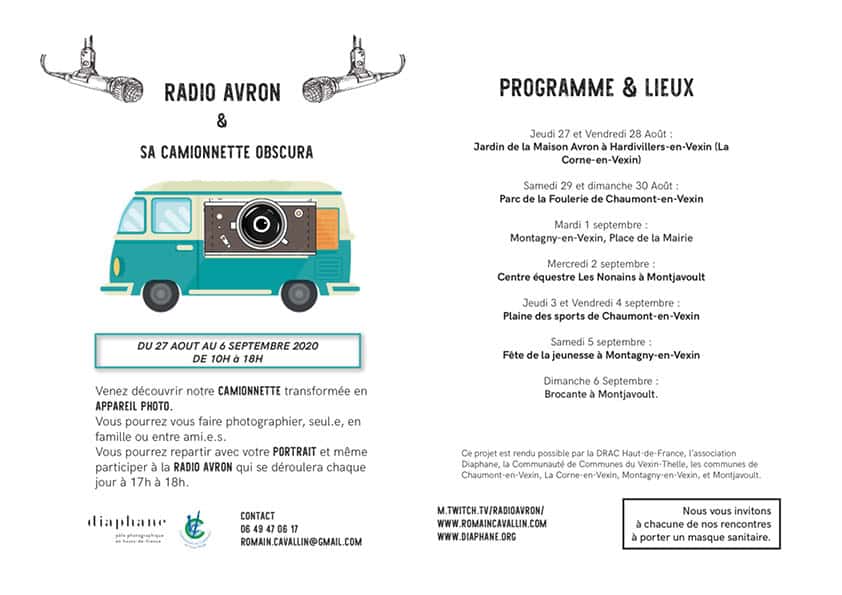 RADIO AVRON et sa camionnette Obscura