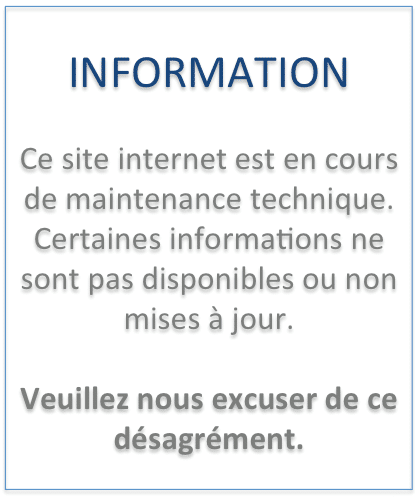 Maintenance du site