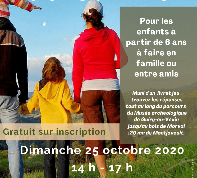 Jeu d’orientation – dimanche 25 octobre 2020