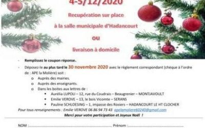 La vente de sapins de l’association des parents d’élèves
