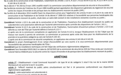 Le local communal associatif « Ancienne Salle des Jeunes », situé à proximité de la mairie, a fait l’objet de travaux de rénovation et de mise aux normes.