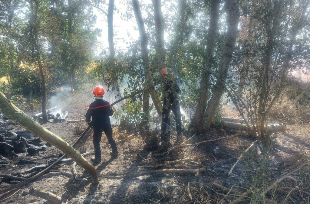 Merci aux sapeurs pompiers pour leur réactivité et leur courage lors du feu de chaume du 25 juin