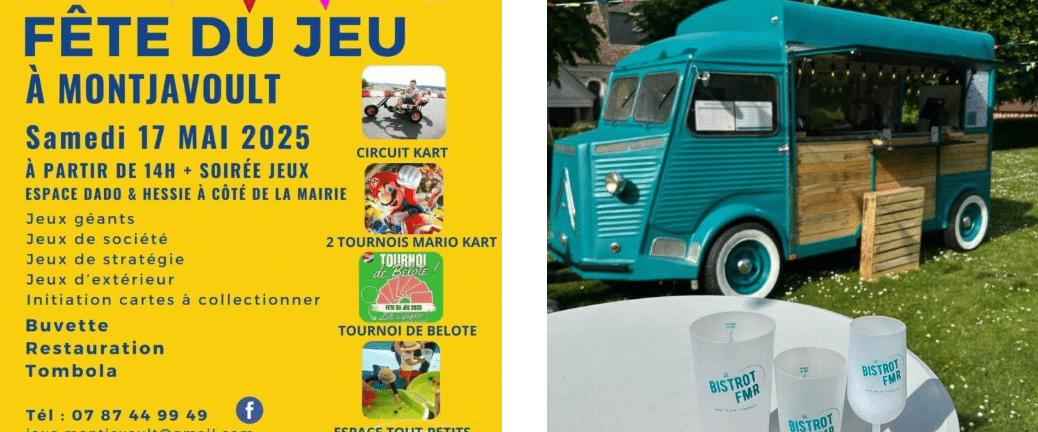 Un beau programme sous le soleil à Montjavoult ce week-end :