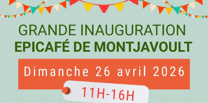Inauguration de l&rsquo;Epicafé de Montjavoult le dimanche 26 avril de 11h à 16h ! Venez nombreux !