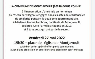 Ce soir vendredi 27 mai à Montjavoult à partir de 19h30