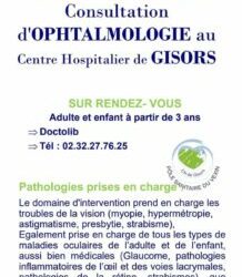 Santé : Arrivée de deux médecins ophtalmologistes à l’hôpital de Gisors :
