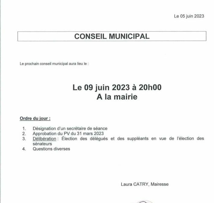 Élections sénatoriales de l’Oise du 24 septembre 2023 : le conseil se réunira ce vendredi 9 juin pour élire son/sa délégué/e ainsi que 3 suppleants.