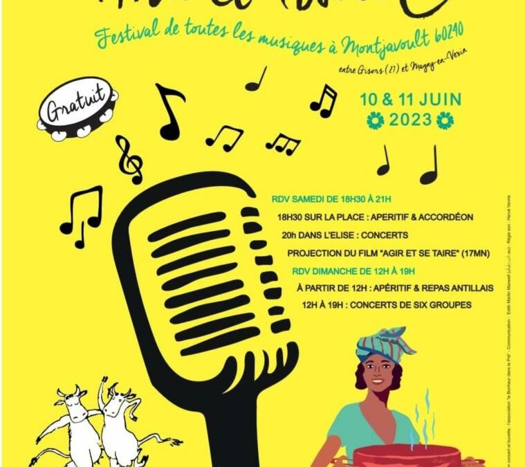 Ce week-end du 10&11 Juin, sur la place de l’église : Festival de musique Musicavoult organisé par l’association Le Bonheur dans le Pré.GRATUIT.Représentations dans l’église le Samedi soir et en extérieur le dimanche à partir de midi.