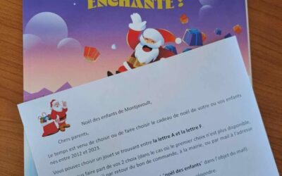 🔊Mot aux parents : pour les retardataires, un délai supplémentaire d’une semaine vous est accordé pour remettre votre bon de commande de Noël à la mairie, 10 septembre dernier délai.