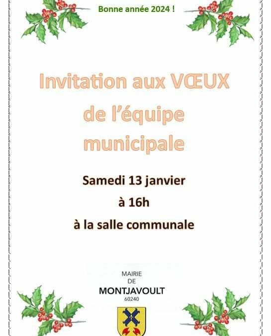 Meilleurs voeux 2024 à tous !