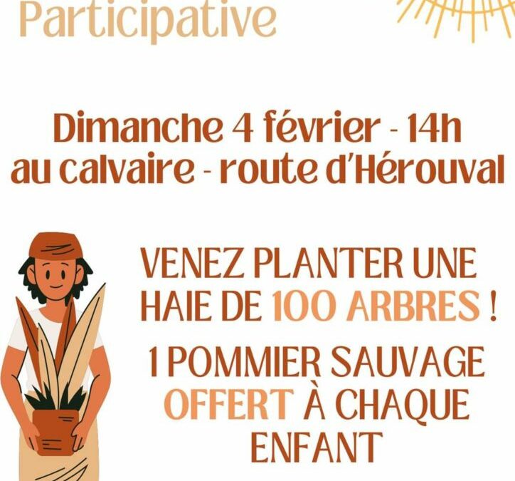 J-5 pour notre grand rendez-vous de Plantation Communale Participative :